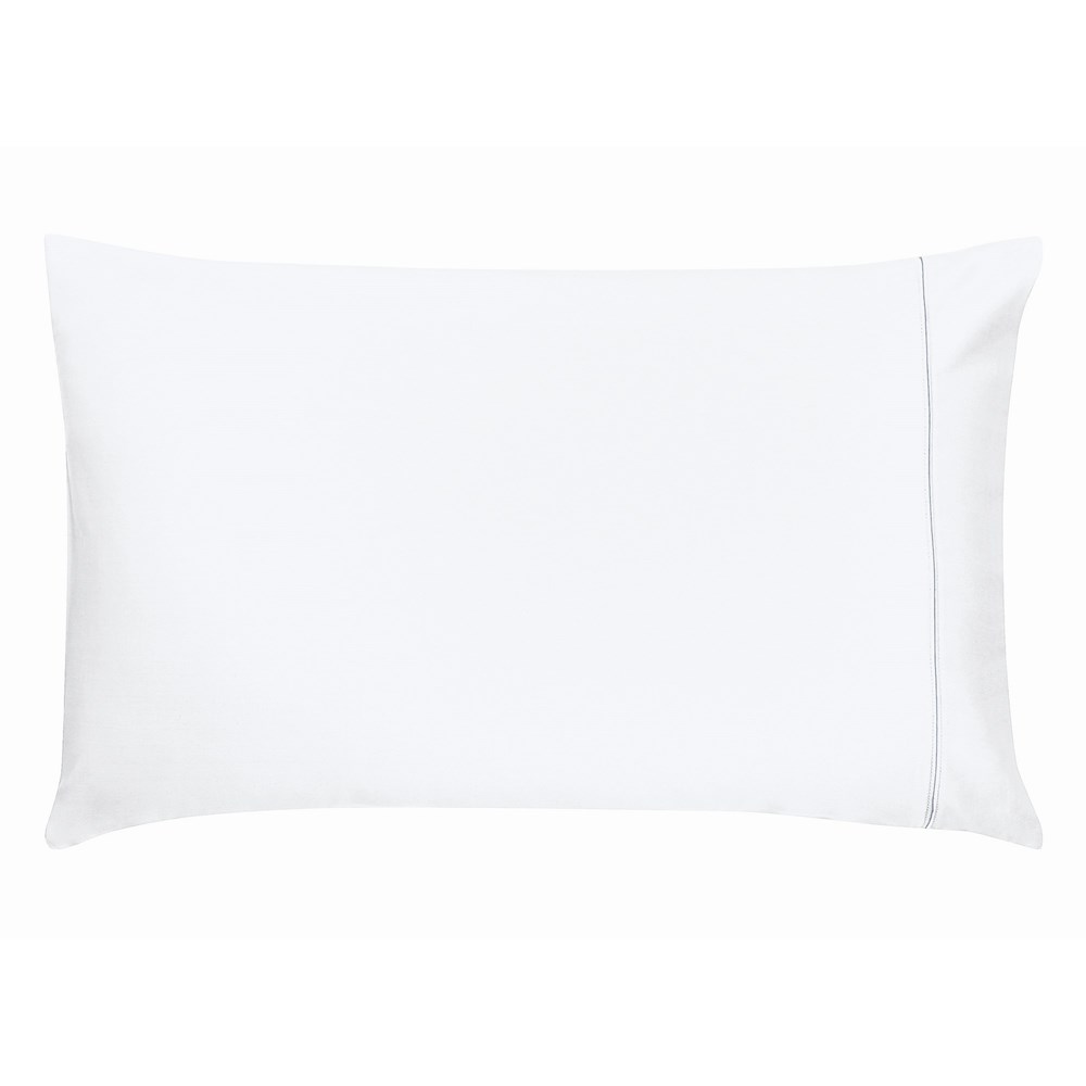Plain Housewife Pillowcase By Bedeck of Belfast in White